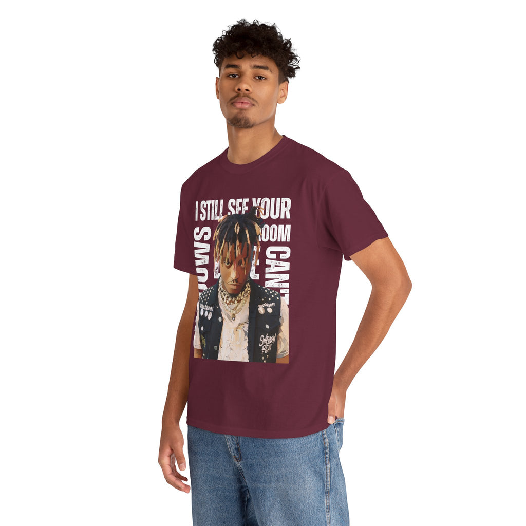 Juice WRLD Cartoon Design Tee — "I Still See Your Shadows in my Room" Graphic Shirt