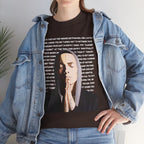 "Headlights" lyrics – Rap Icon Graphic T-Shirt with Lyrics Background