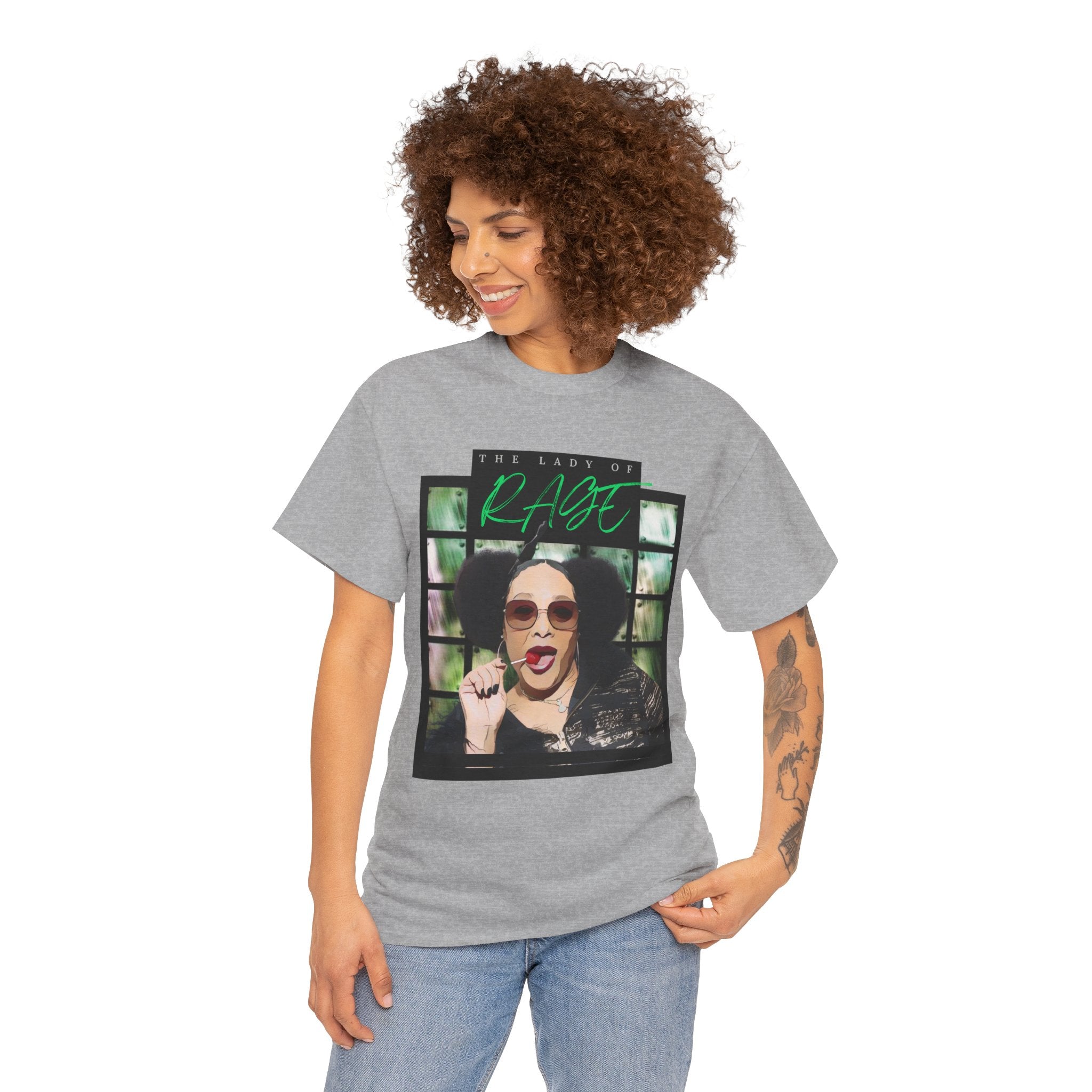 The Lady of Rage - Retro Catroon Graphic Album Cover Tee