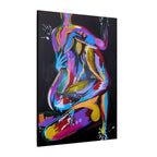 'Last Weekend' - Abstract Colorful Sensual Canvas Print — Matte Stretched Wall Art
