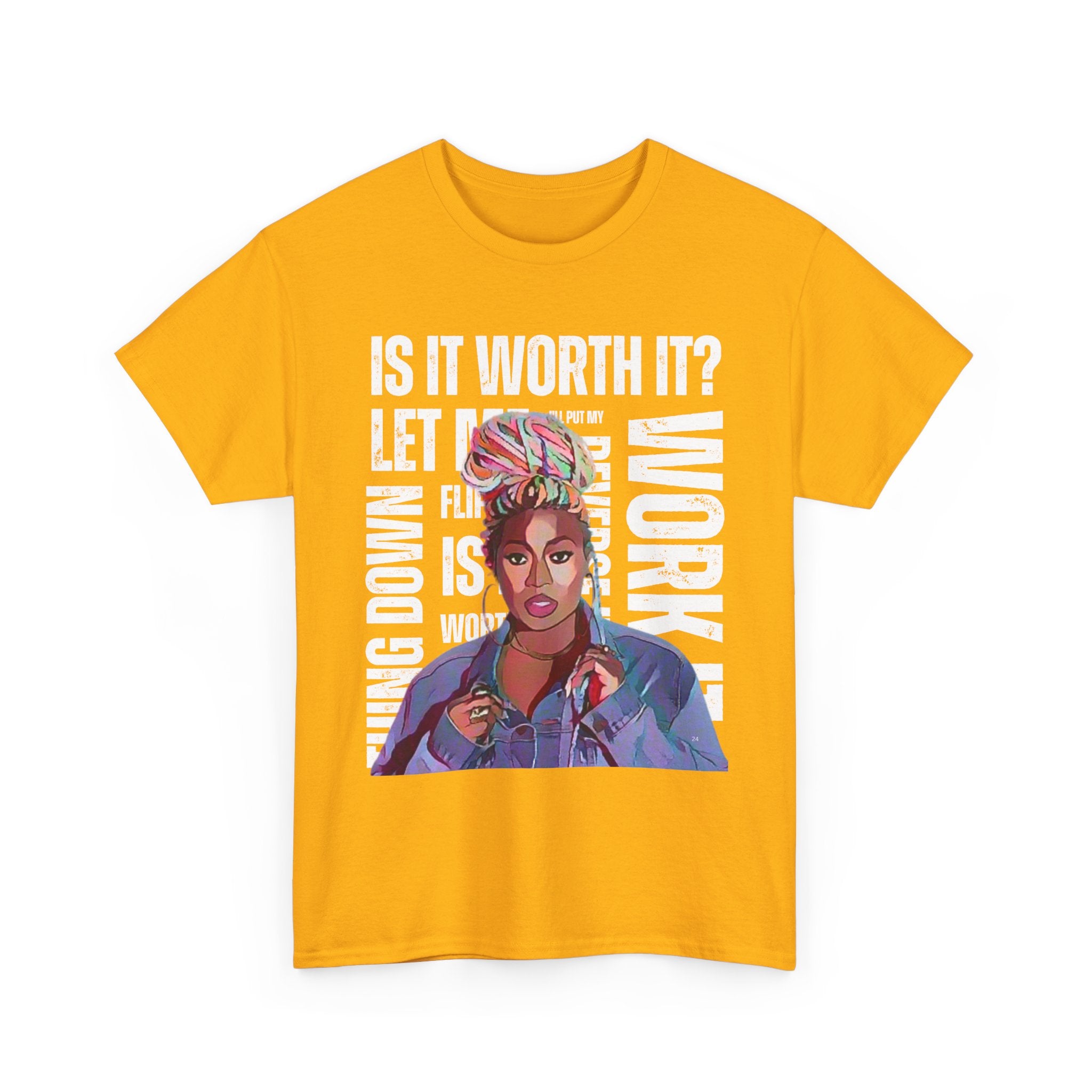 Missy Elliot Graphic Tee — “Is It Worth It? Let me Work It”