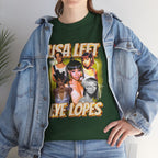 Lisa Left Eye Lopes Graphic Tee — Retro Collage Photo Design with 'Lisa Left Eve Lopes' Text