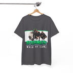 Em, Dre, Snoop, 50 - Unisex Heavy Cotton Tee - "Aftermath" Walk of Fame Graphic Tee