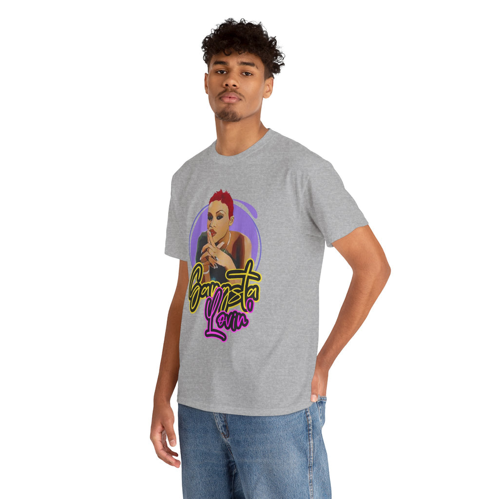 Eve T-Shirt — Gangsta Lovin' Graphic Cartoon Tee (Retro Rap Portrait)