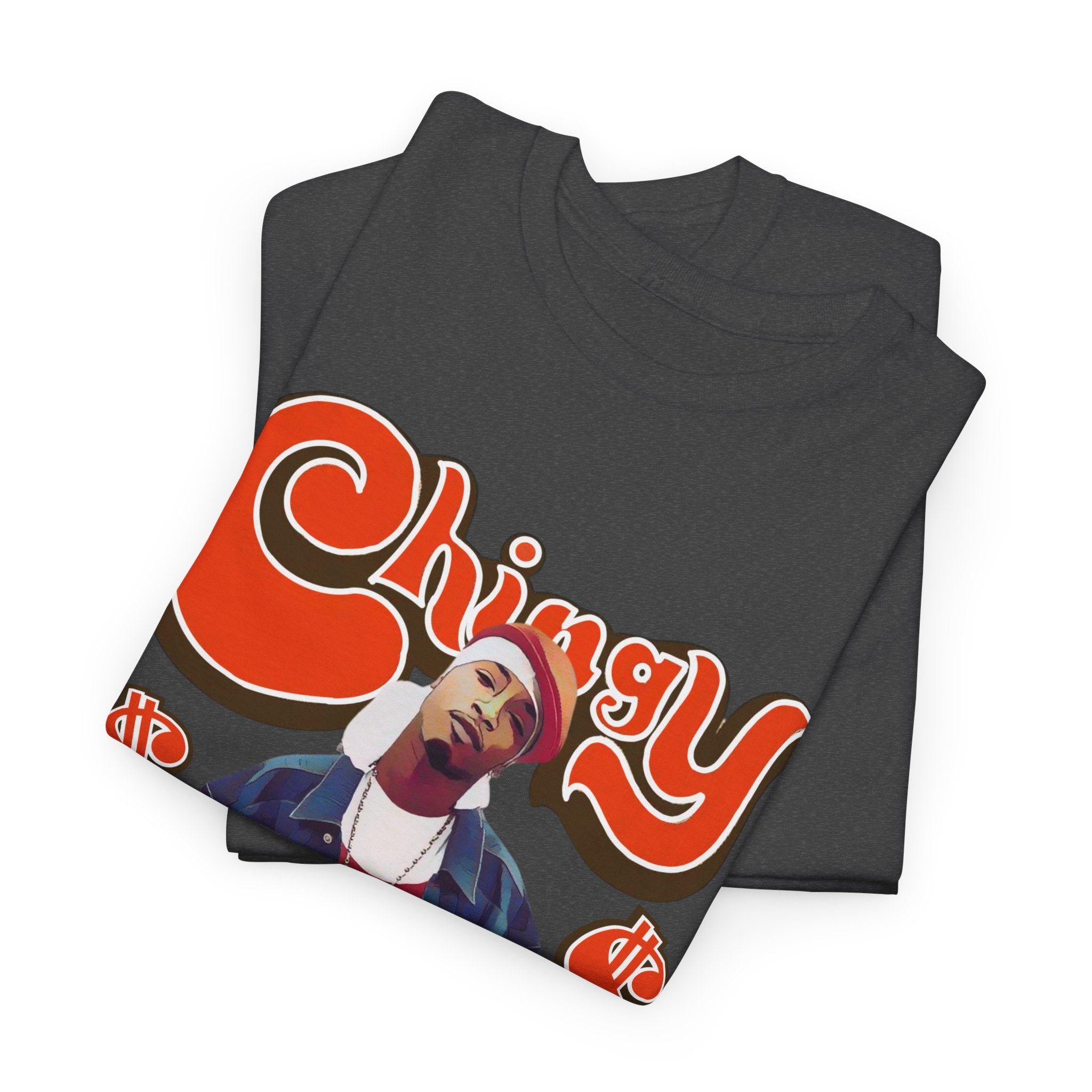 Chingy Retro Rap Tee — "Chingy" Graphic Shirt with Dollar Sign Motif