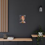 'Unbound' - Abstract Colorful Woman Portrait Canvas - Modern Expressionist Wall Art