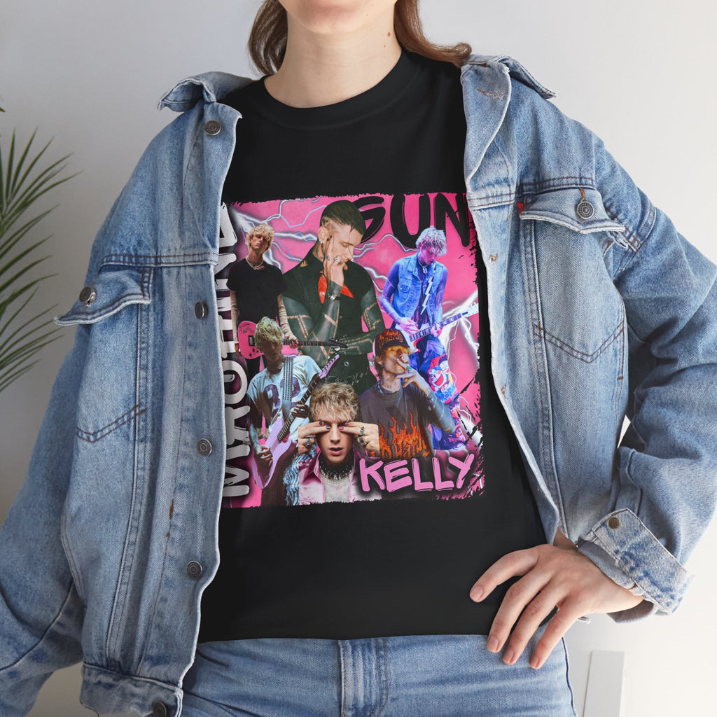 MGK  - 'Machine Gun' Kelly - Retro Collage Graphic Tee