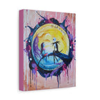 Jack & Sally - "No Jack, Til This Serves Us Both Well" <3 Night Moon Couples Art Canvas — Romantic Stretched Matte Wall Art