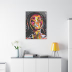 'Unbound' - Abstract Colorful Woman Portrait Canvas - Modern Expressionist Wall Art