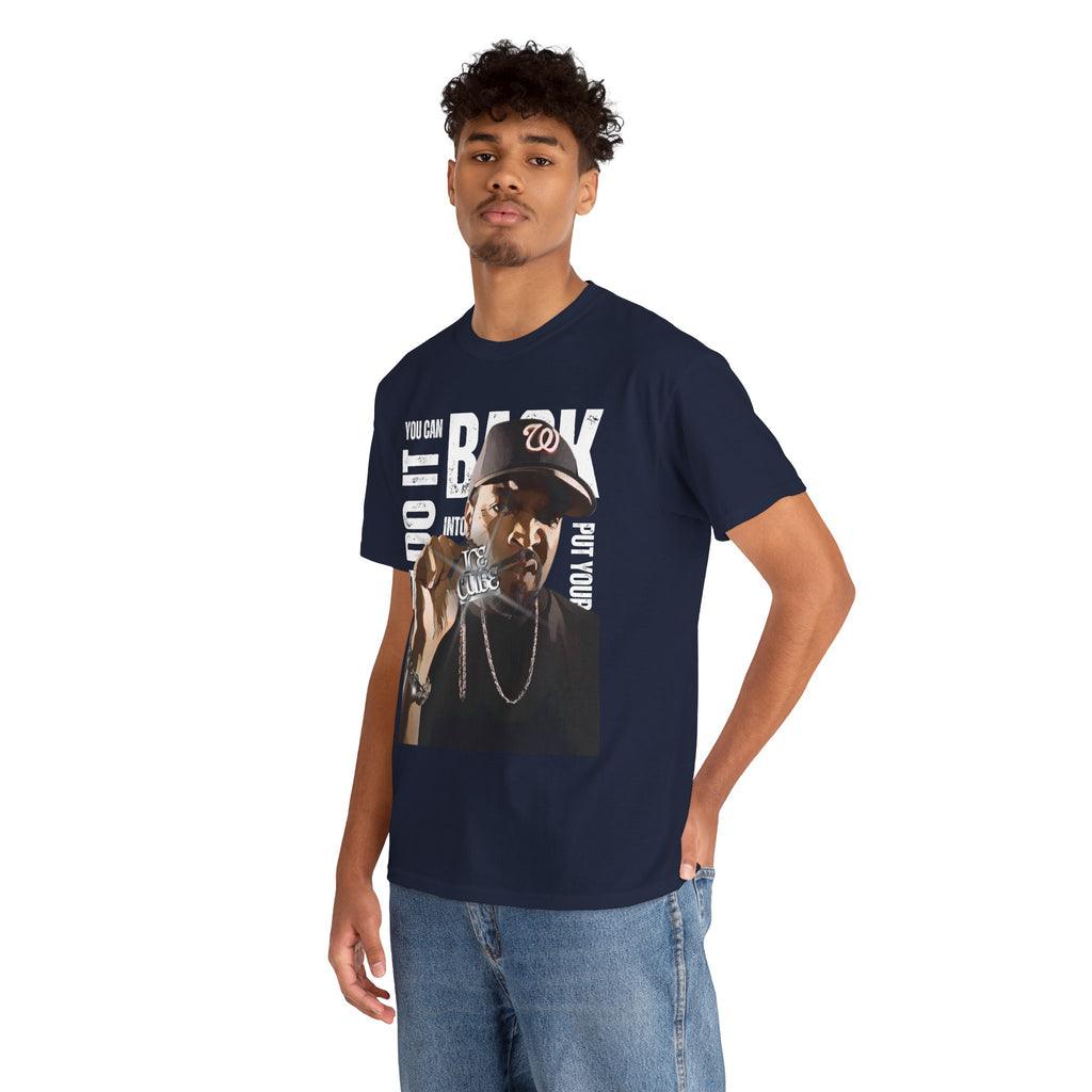 Ice Graphic Tee — "You Can Do It, Put Your Back Into It" Streetwear