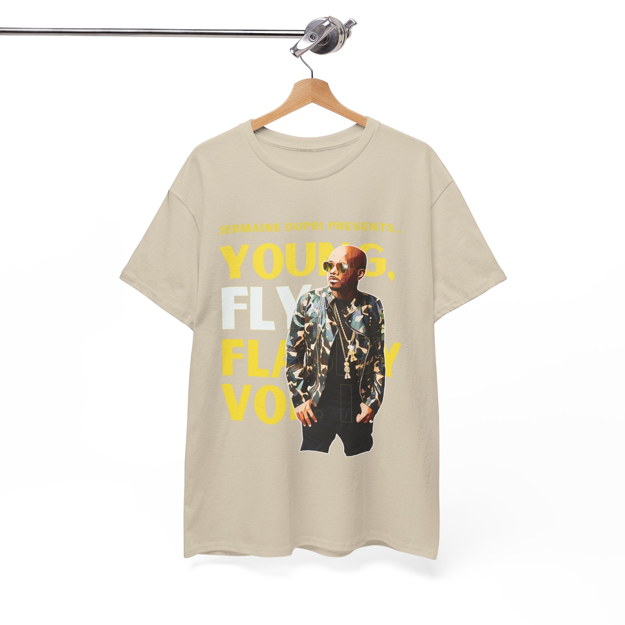 Jermaine Dupri T-Shirt — "Young, Fly Flashy" Album Cover Deisgn Tee