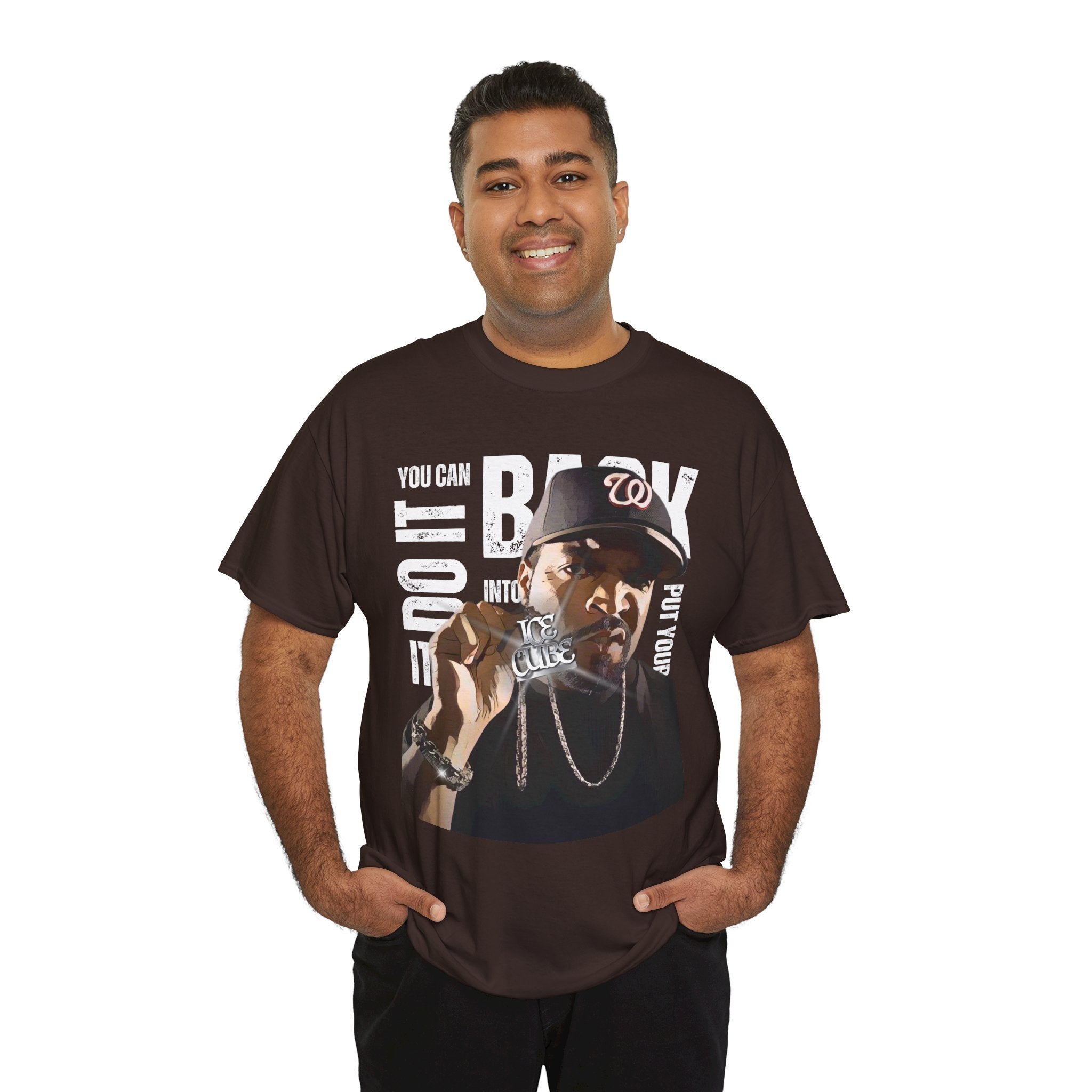 Ice Graphic Tee — "You Can Do It, Put Your Back Into It" Streetwear