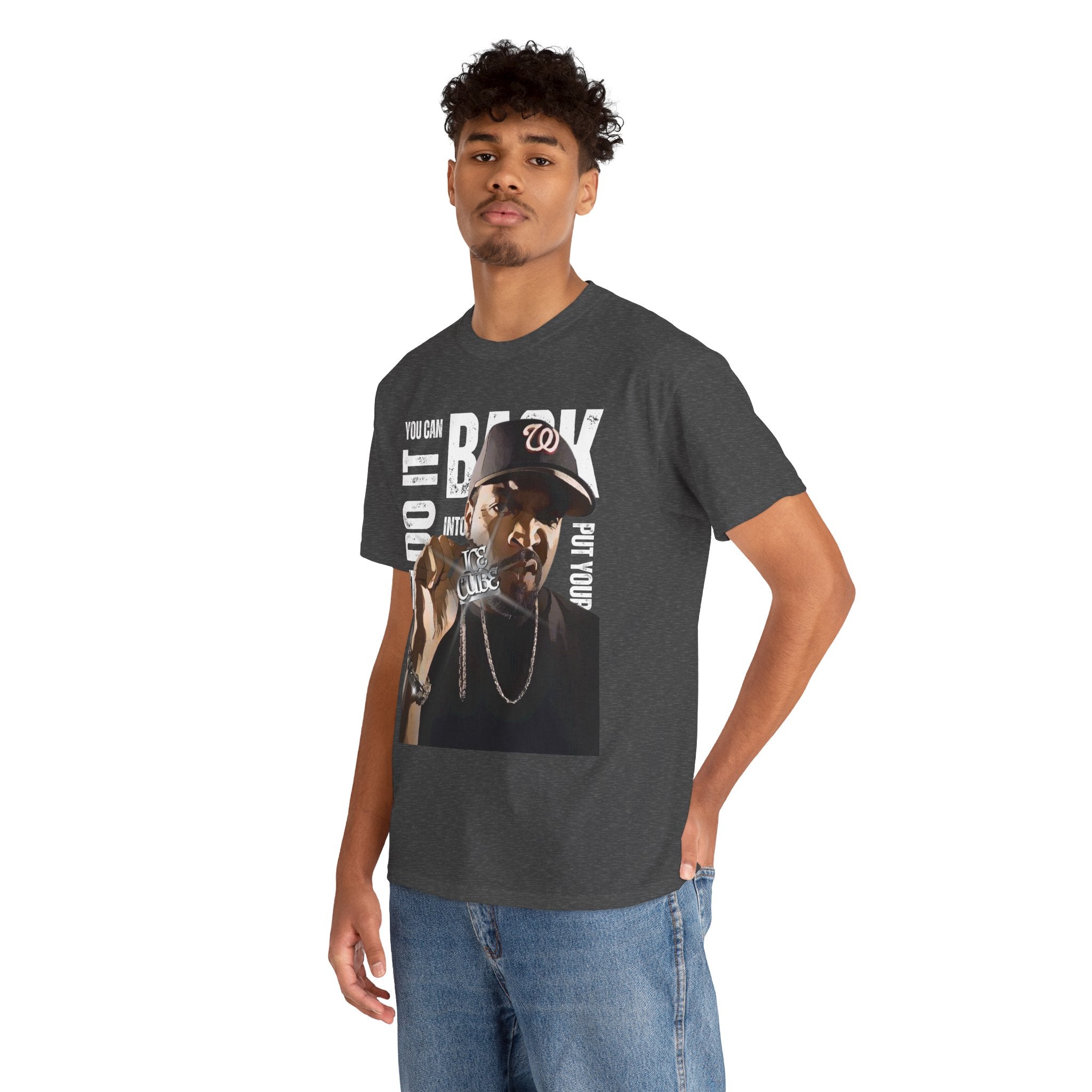 Ice Graphic Tee — "You Can Do It, Put Your Back Into It" Streetwear