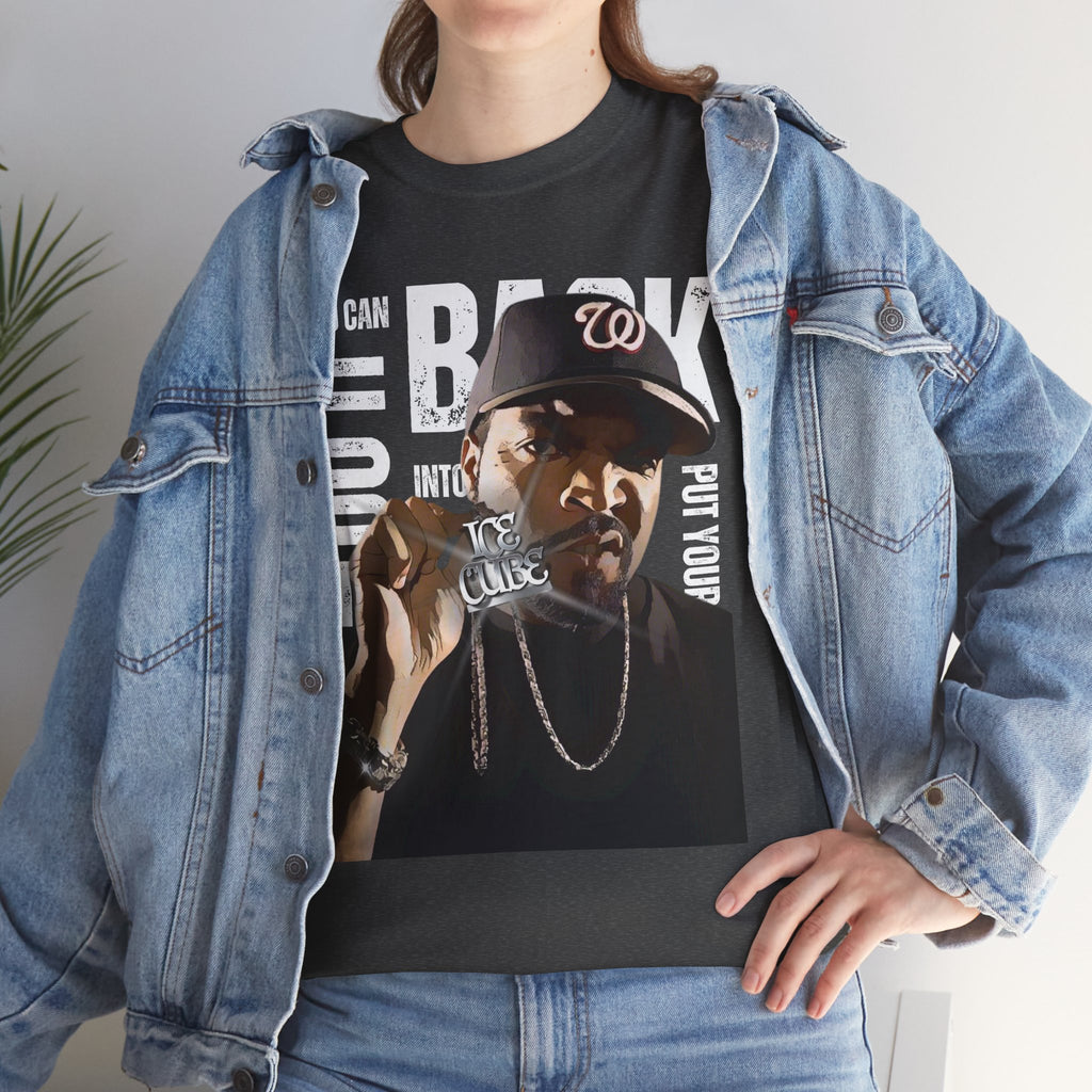 Ice Graphic Tee — "You Can Do It, Put Your Back Into It" Streetwear