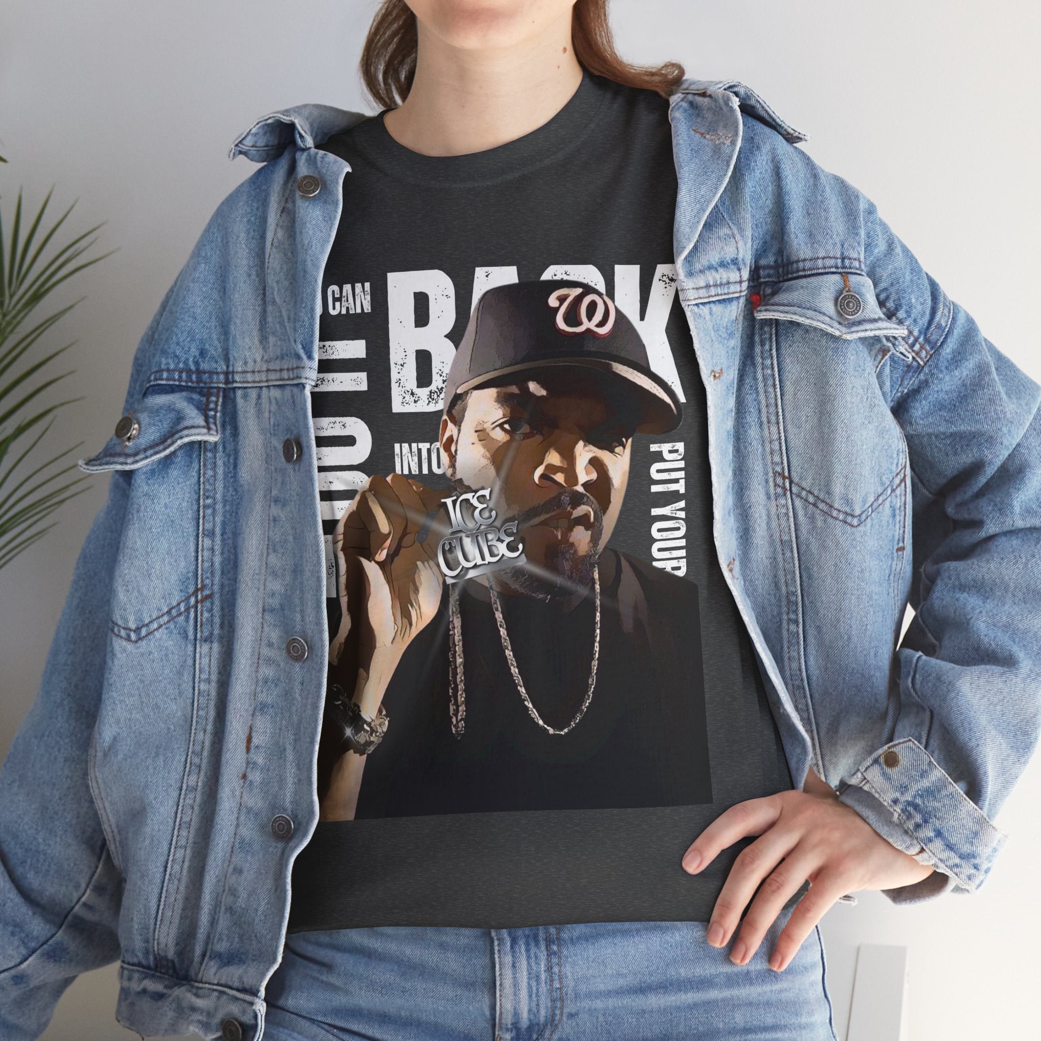 Ice Graphic Tee — "You Can Do It, Put Your Back Into It" Streetwear