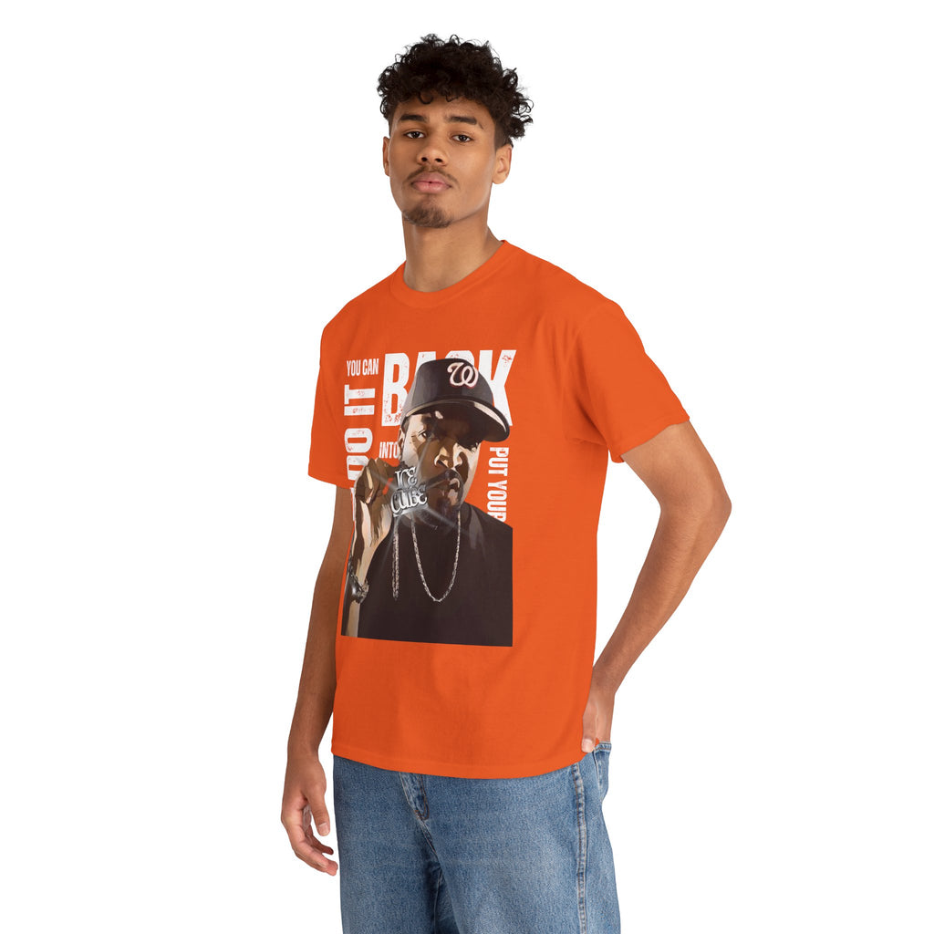 Ice Graphic Tee — "You Can Do It, Put Your Back Into It" Streetwear
