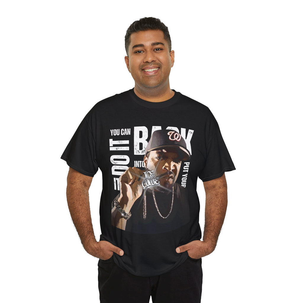 Ice Graphic Tee — "You Can Do It, Put Your Back Into It" Streetwear