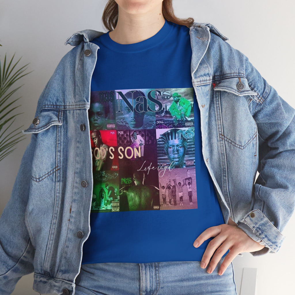 NAS Graphic Tee — Album Covers Retro Collage T-Shirt