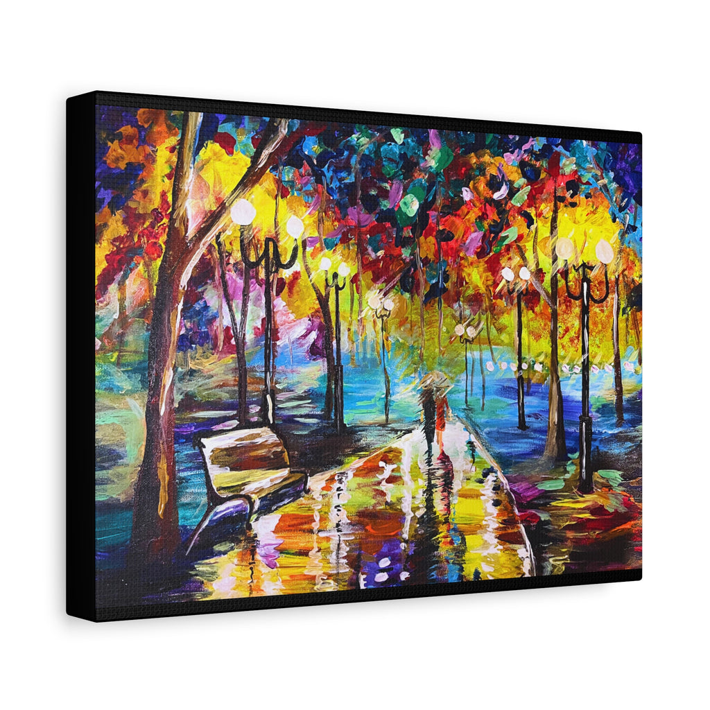 The Calm Storm - Original Colorful Canvas Print