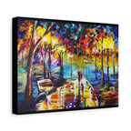The Calm Storm - Original Colorful Canvas Print